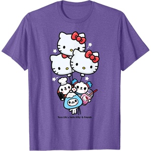 image:imageToca Life x Hello Kitty amp Friends Balloons TShirtPurple Heather