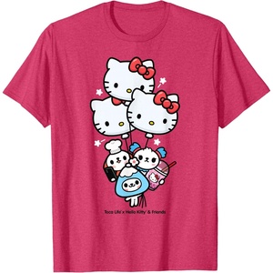 image:imageToca Life x Hello Kitty amp Friends Balloons TShirtRed Heather
