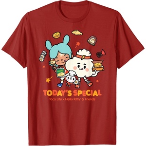 image:imageToca Life x Hello Kitty amp Friends Todays Special TShirtCranberry Red