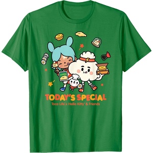 image:imageToca Life x Hello Kitty amp Friends Todays Special TShirtKelly Green