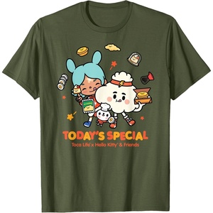 image:imageToca Life x Hello Kitty amp Friends Todays Special TShirtOlive Green