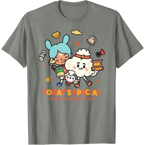image:imageToca Life x Hello Kitty amp Friends Todays Special TShirtOlive Heather
