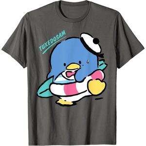 image:imageTuxedosam Beach Day Summer TShirtAsphalt Grey