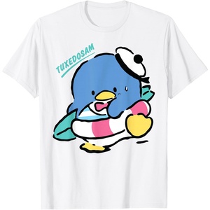 image:imageTuxedosam Beach Day Summer TShirtWhite