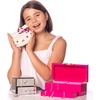 image:imageHello Kitty Sanrio Gold Icon Pink Lacquer Wood Jewelry Box Jewelry Box with Suede Lining Officially Licensed