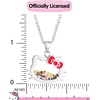 image:imageHello Kitty Sanrio Womens Shaker Pendant Necklace 18  Silver Plated Necklace Officially Licensed