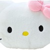 image:imageSANRIO Original Puroland Hello Kitty Face Shaped Cushion Pillow S Size 1496 x 472 x 1141 Inches Japan Import with Kanji Love Sticker Original Package