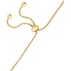 image:imageSanrio Kitty Bracelet for Women Official License 18k Gold FlashPlated Lariat Bracelet with Crystal and TwoTone Hearts