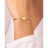 image:imageSanrio Kitty Bracelet for Women Official License 18k Gold FlashPlated Lariat Bracelet with Crystal and TwoTone Hearts