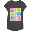 image:imageSundae Fun Day ft Sanrio Characters Ice Cream Dessert TShirtDark Heather Grey